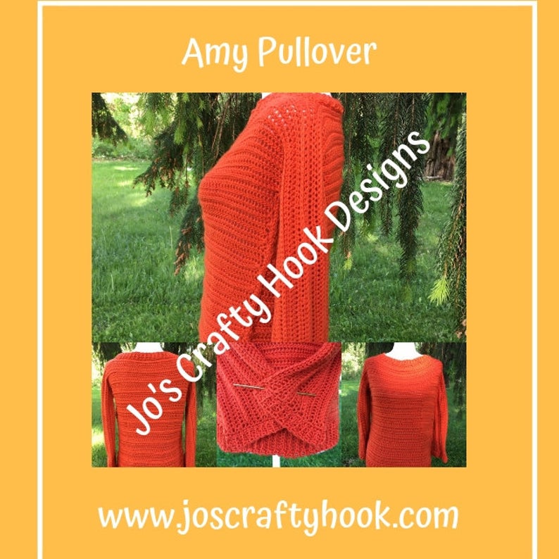 Amy Pullover Free Crochet Pattern · Jo's Crafty Hook