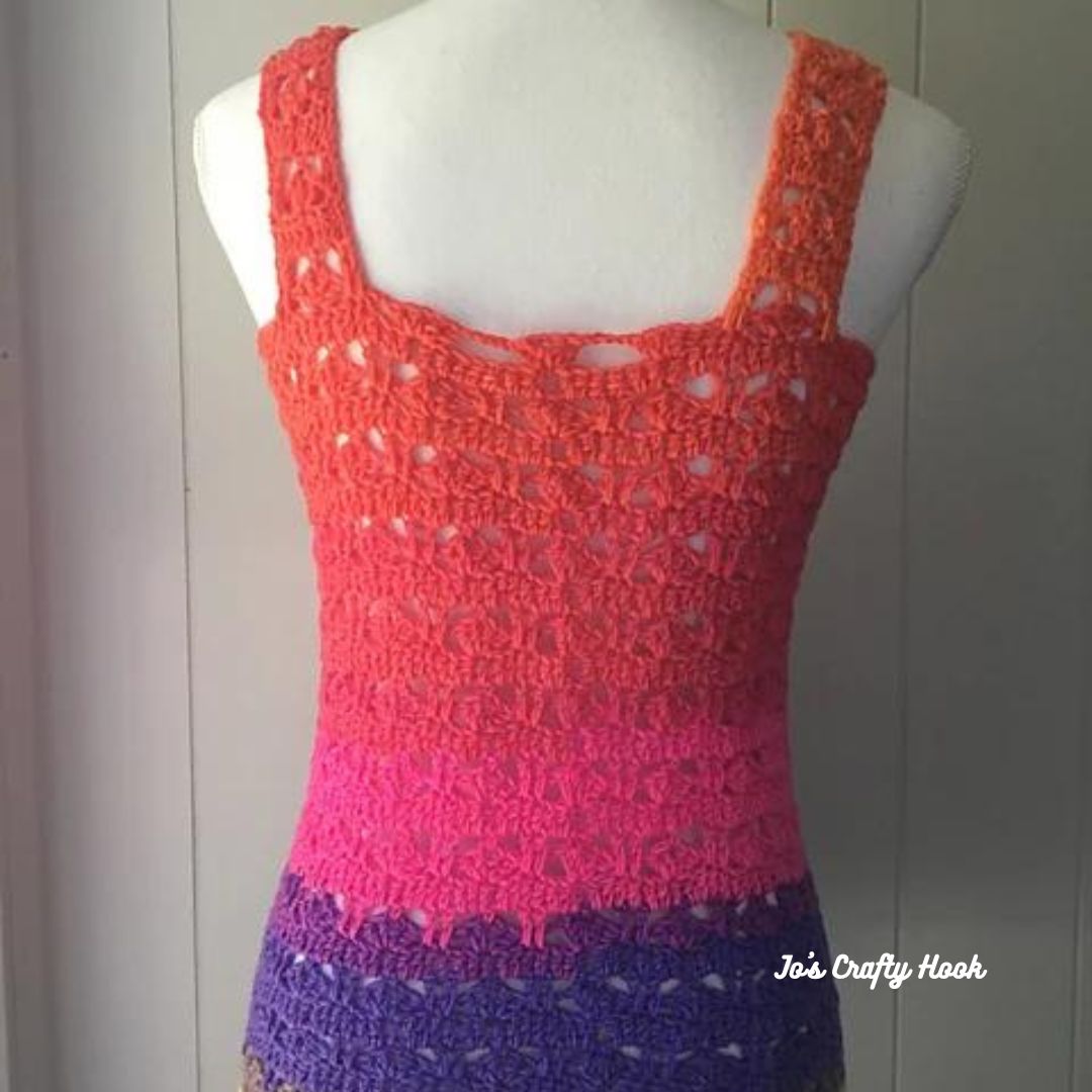 The Summer of Love Tank Top Crochet Pattern
