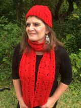 Twisted Twizzlers Beanie and Scarf Set