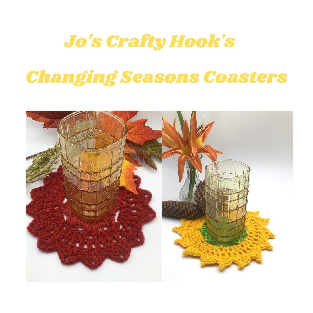 Changing Seasons Coasters Free Crochet Pattern