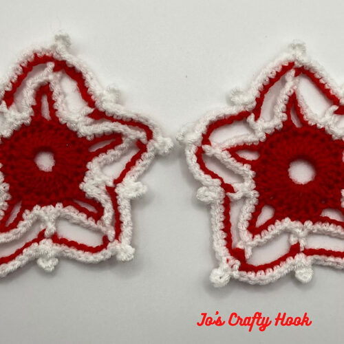 Picot Star Christmas Ornament