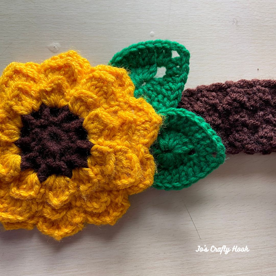 Sunflower Seed Headband Crochet Pattern