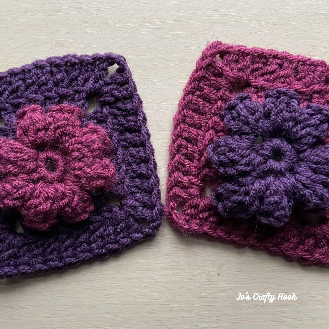 Granny Viola Square Crochet Pattern