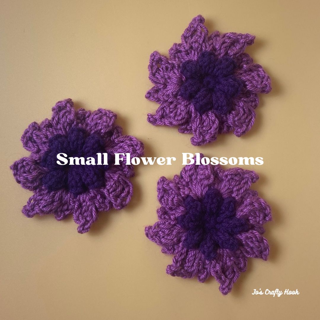 Small Flower Blossoms Crochet Pattern