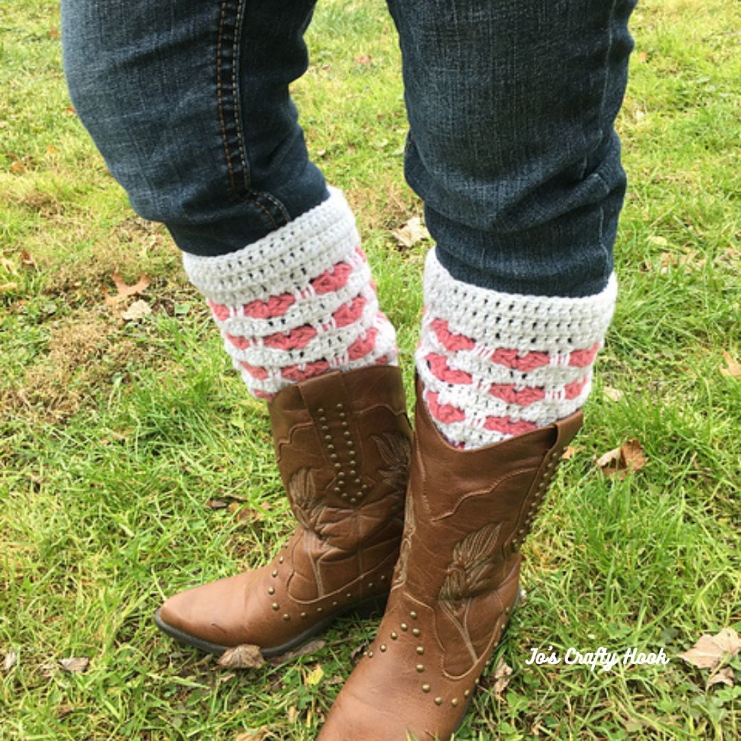 Wrapped in Love Boot Cuffs Crochet Pattern