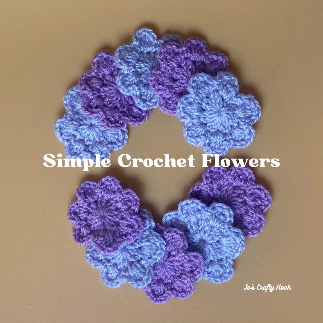 Simple Crochet Flower Free Crochet Pattern