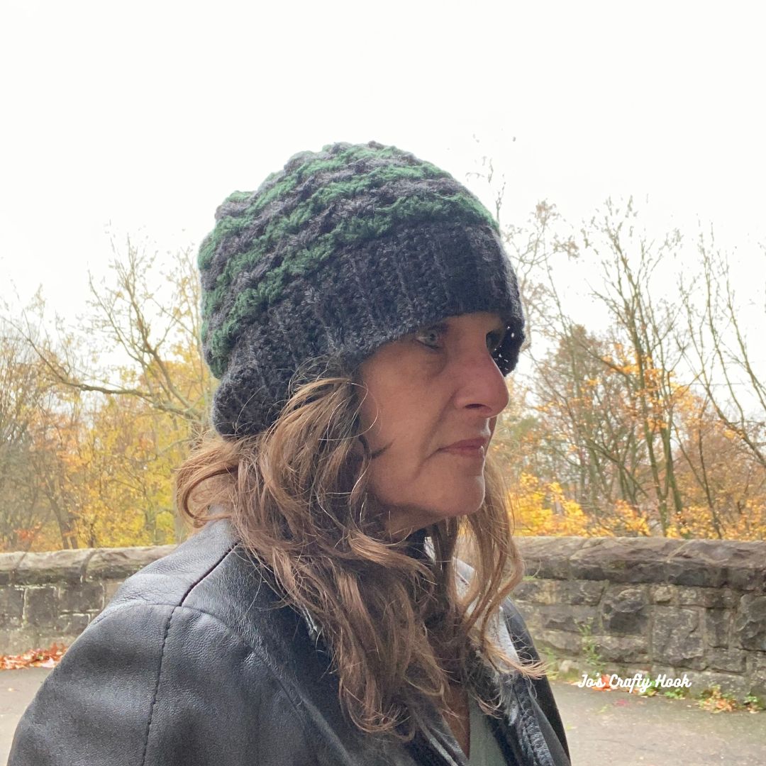 Rolling Shells Beanie Crochet Pattern